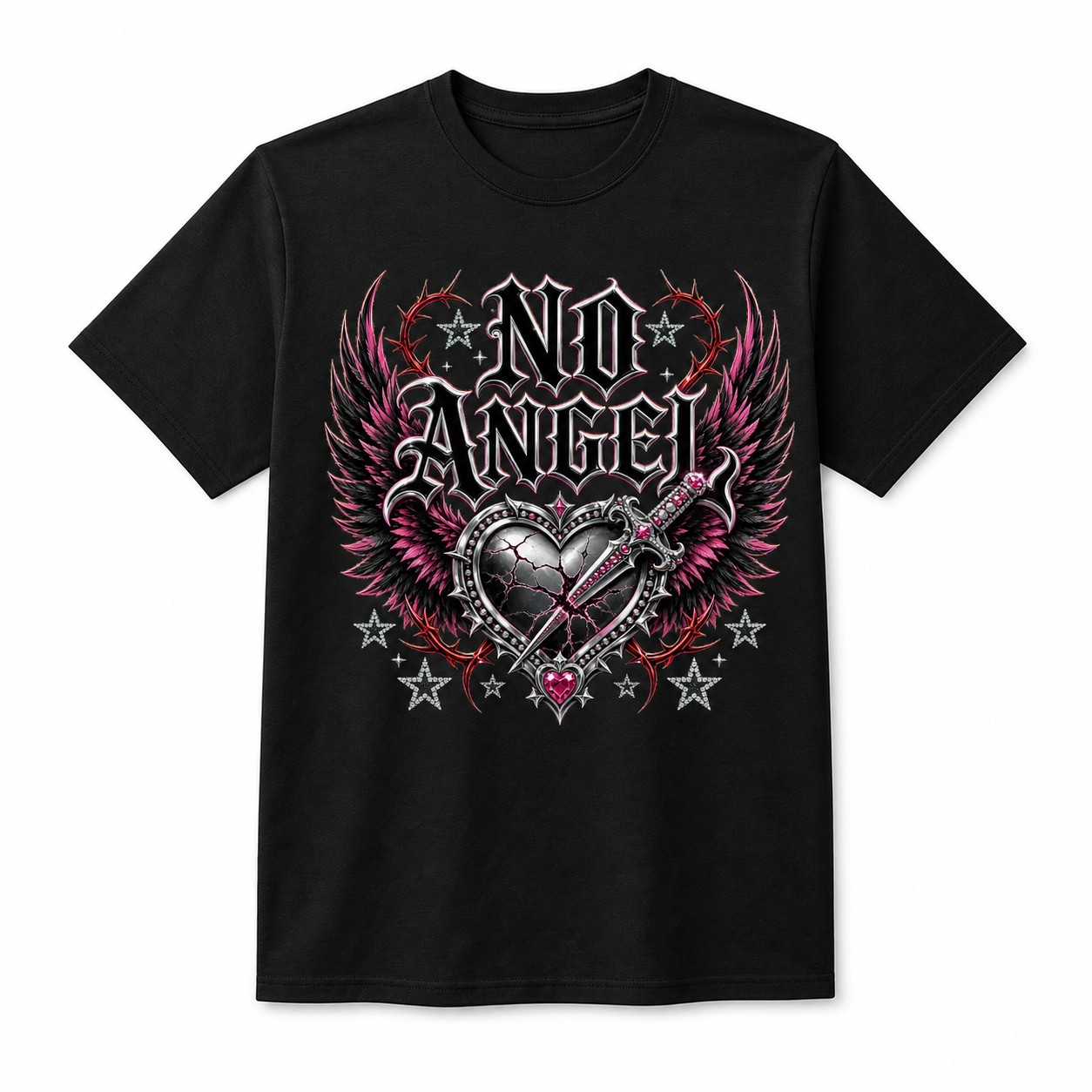 No Angel Winged Heart Tee