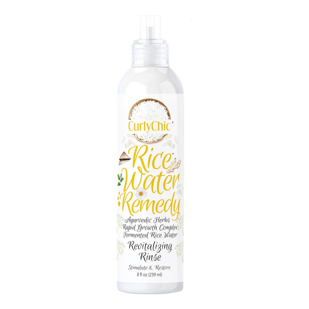 CurlyChic Rice Water Remedy Revitalizing Hair Rinse – 8 oz product image