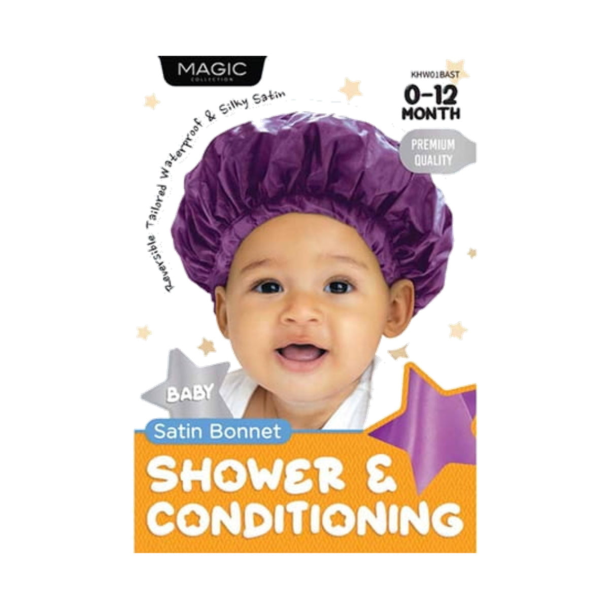 Magic Collection Baby Conditioning Shower Bonnet – Assorted product image