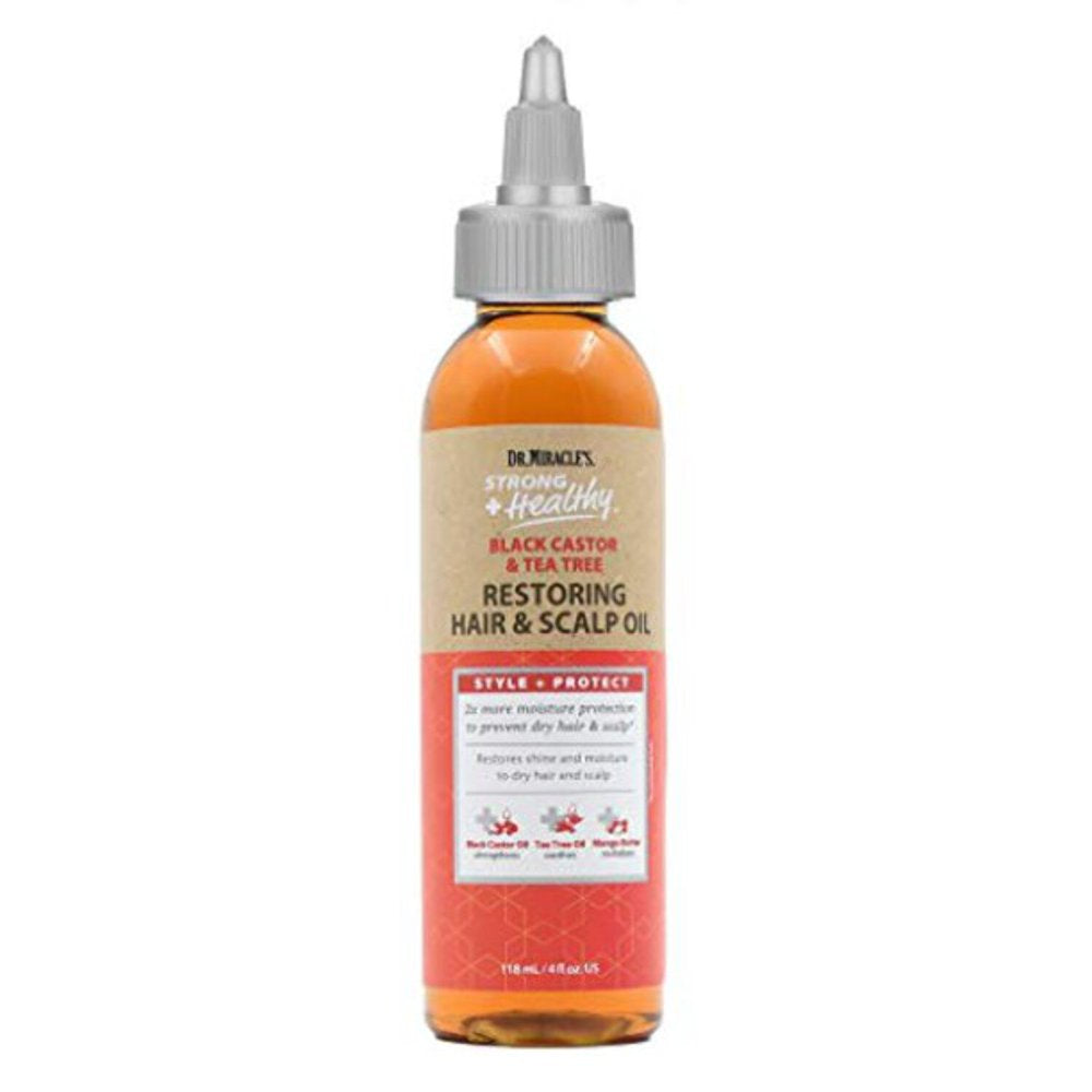 Dr. Miracle's Strong + Healthy Restorative Hair & Scalp Oil – 4 oz product image