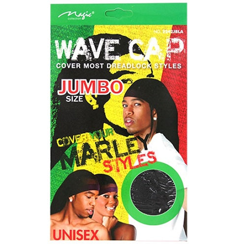 Magic Collection Marley Style Wave Cap – Ultra Jumbo – Black product image
