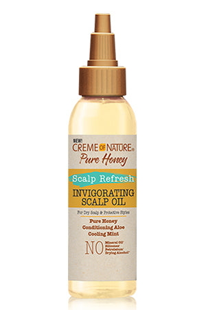 Crème of Nature Pure Honey Scalp Refresh Invigorating Scalp Oil – 4 oz product image