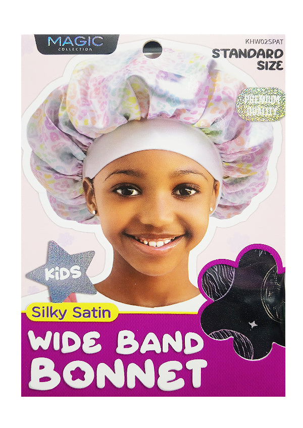 Magic Collection Kids Silky Satin Wide Bonnet – Assorted product image