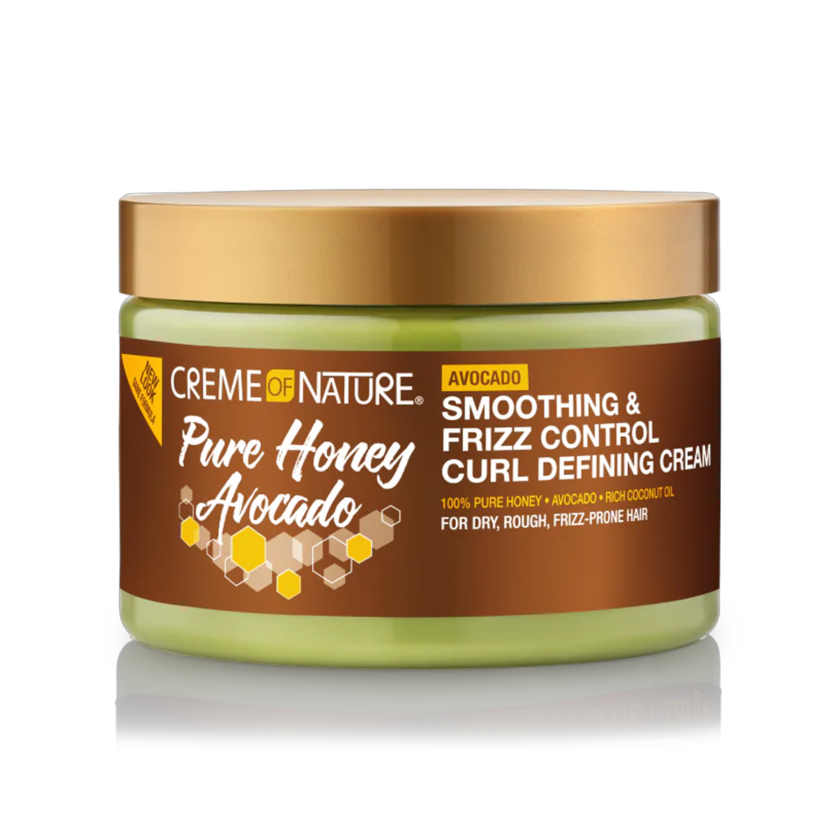 Crème of Nature Pure Honey Hair Food Smoothing & Frizz Control Curl Defining Cream – 11.5 oz product image