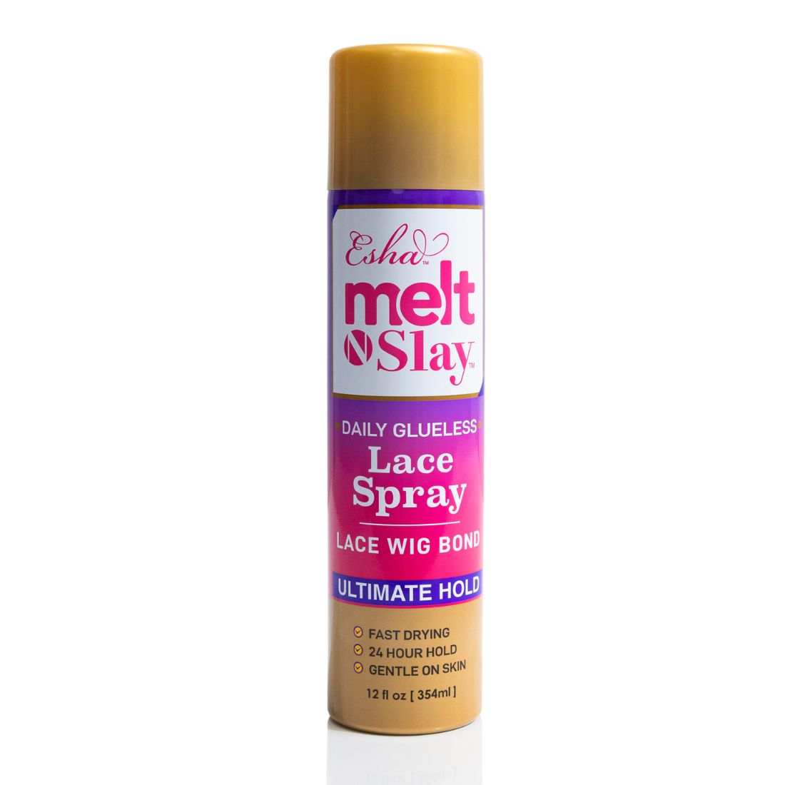 ESHA Melt N Slay Daily Glueless Lace Spray – Ultimate Hold – 354 mL / 12 oz