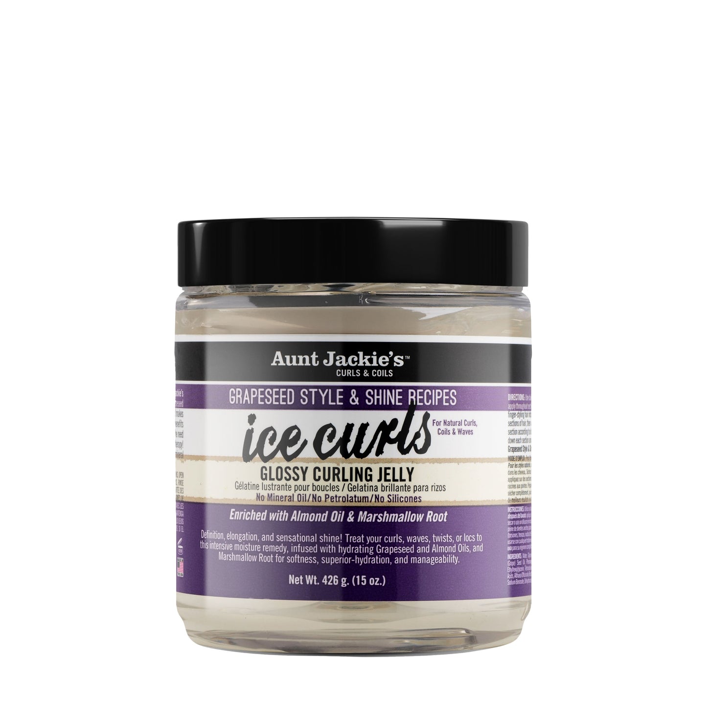 Aunt Jackie's Grapeseed Ice Curls Curling Jelly – 15 oz product image