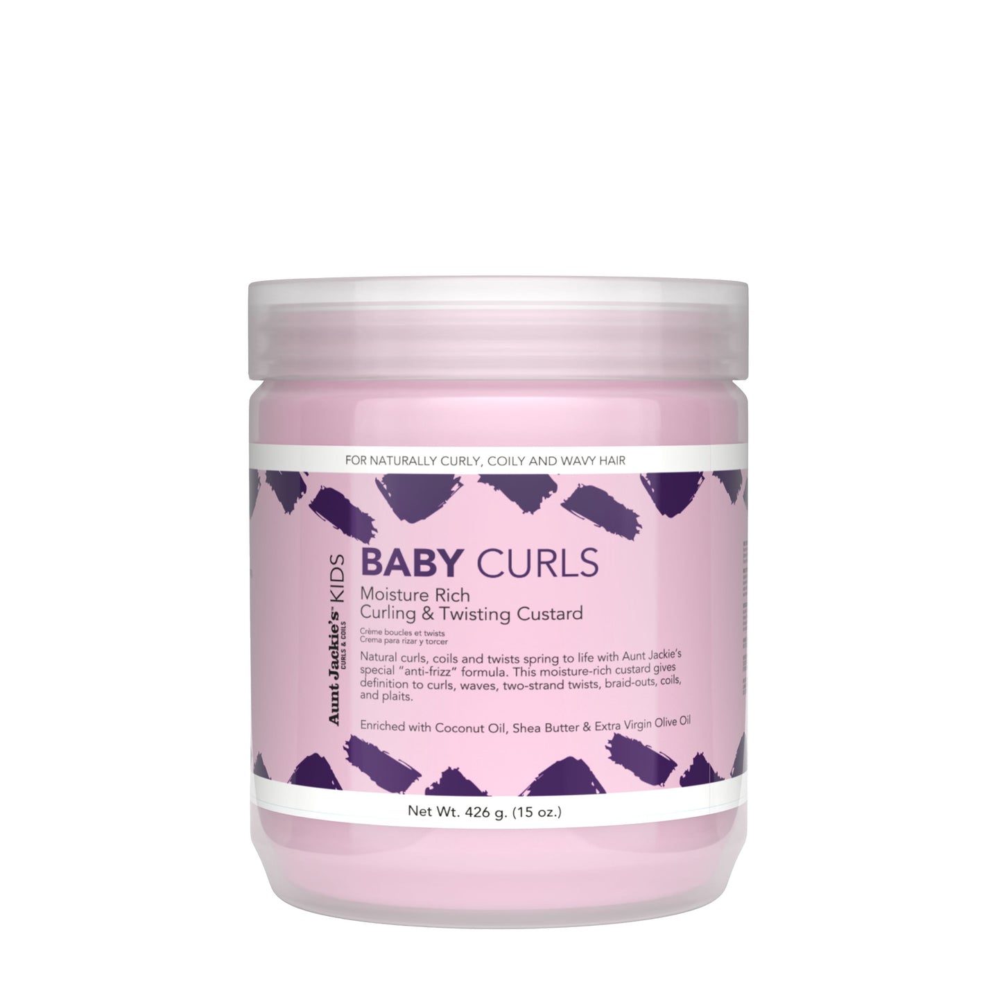 Aunt Jackie's Girls Baby Curls Curling & Twisting Custard – 15 oz product image