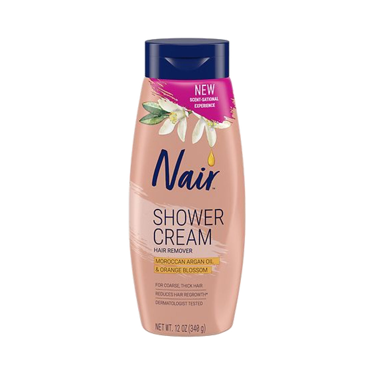 Nair Body Hair Removal Cream – Moroccan Argan Oil Shower Cream – 12 oz product image