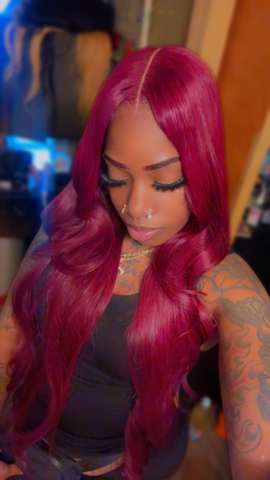 VIRGIN PLUS+ Bundles Straight Burgundy
