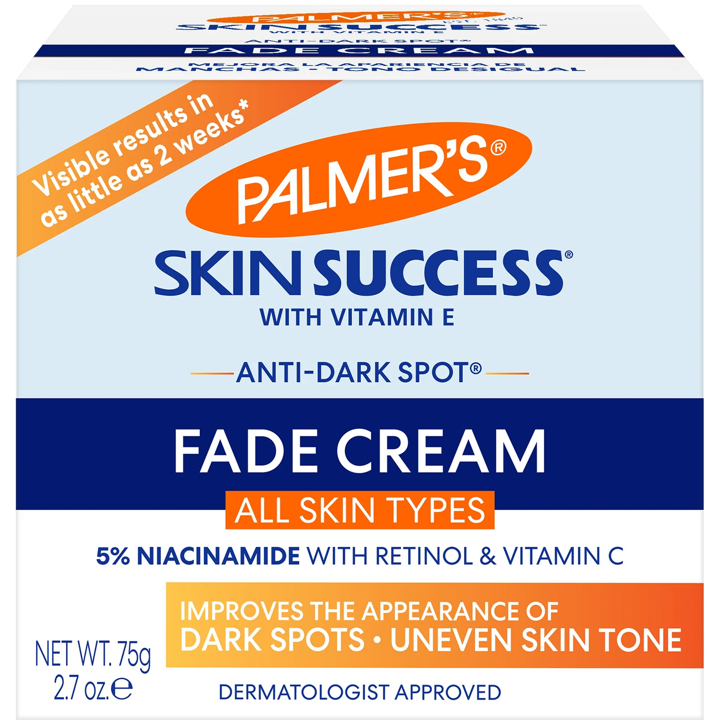 Palmer's Skin Success Anti-Dark Spot Fade Cream – All Skin Types – 2.7 oz product image