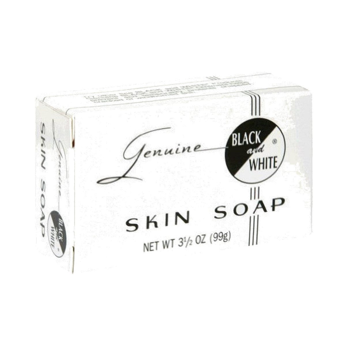 Black & White Genuine Skin Soap – 3.5 oz product image