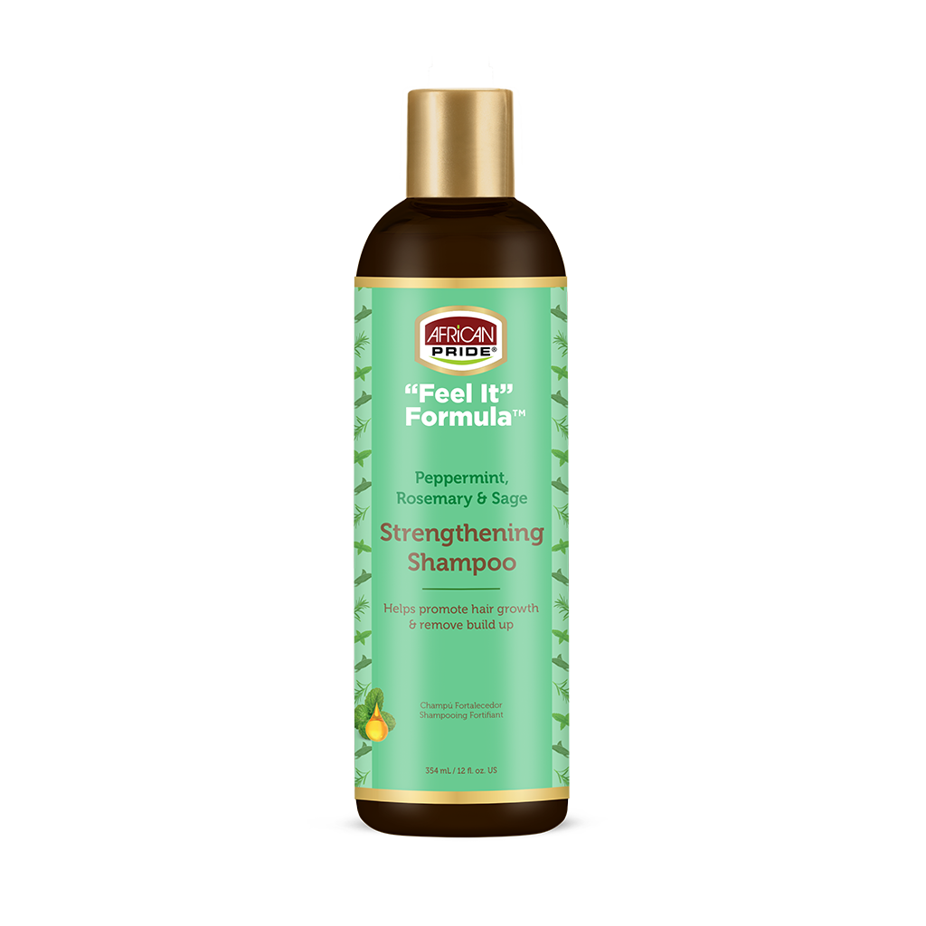 African Pride Feel It Formula Strengthening Shampoo – 12 oz