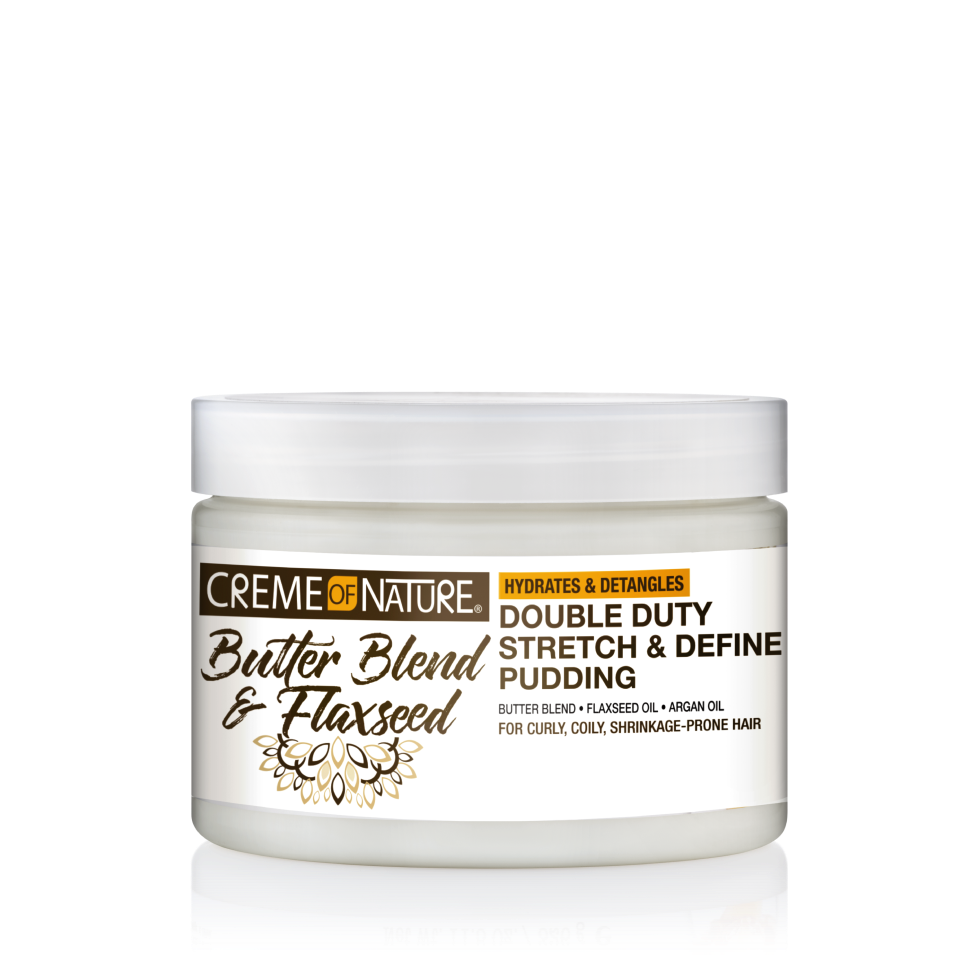 Crème of Nature Butter Blend & Flaxseed Curl Stretch & Define Pudding – 11.5 oz product image