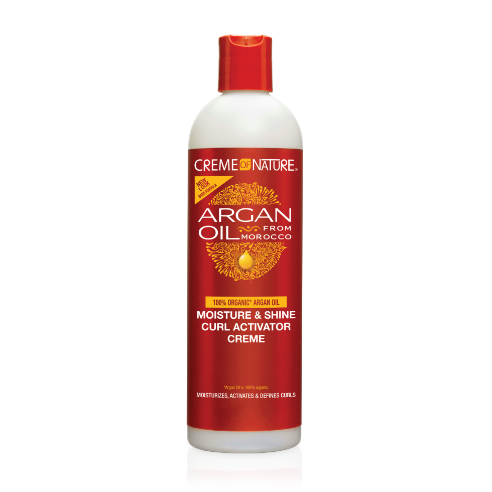 Crème of Nature Argan Oil Moisture & Shine Curl Activator Crème – 12 oz product image