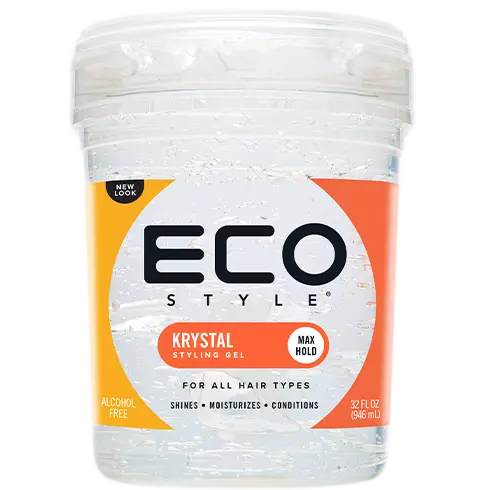 ECO Style Krystal Styling Gel 32 oz jar on white background