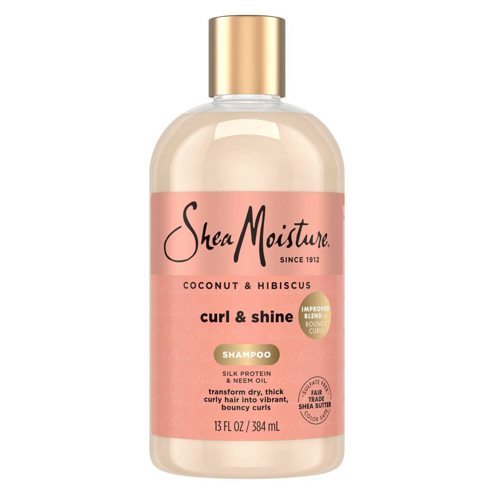 SheaMoisture Coconut & Hibiscus Curl & Shine Shampoo – 13 oz product image