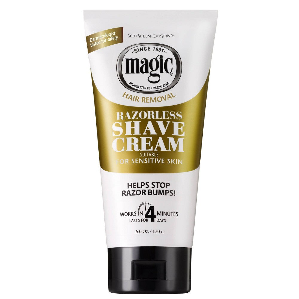 Magic Razorless Shave Cream – Sensitive Skin – 6 oz product image