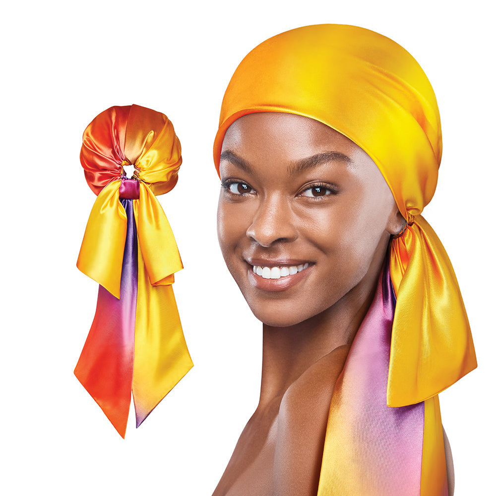 RED by KISS Pre-Tied Satin Glam Wrap - Tie-Dye product image