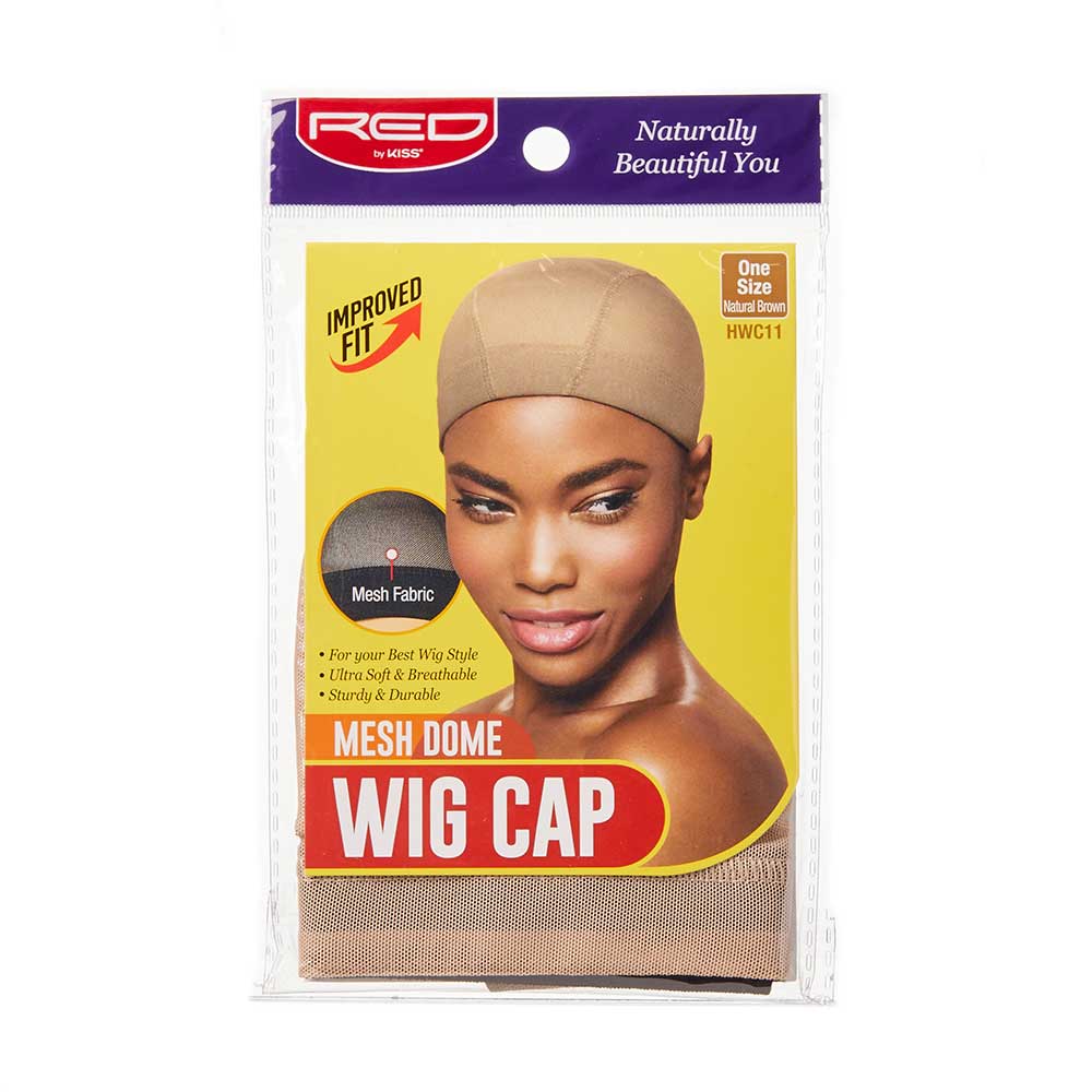 RED by KISS Mesh Dome Wig Cap – Natural Brown product image