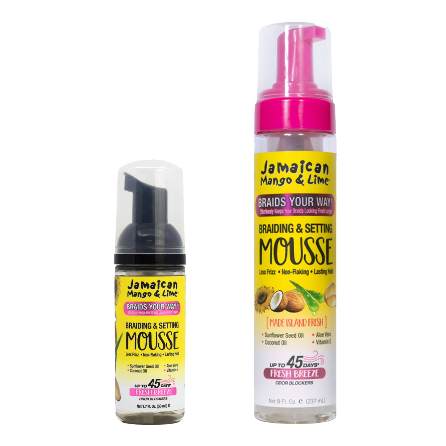 Jamaican Mango & Lime Braiding & Setting Mousse – 8 oz product image