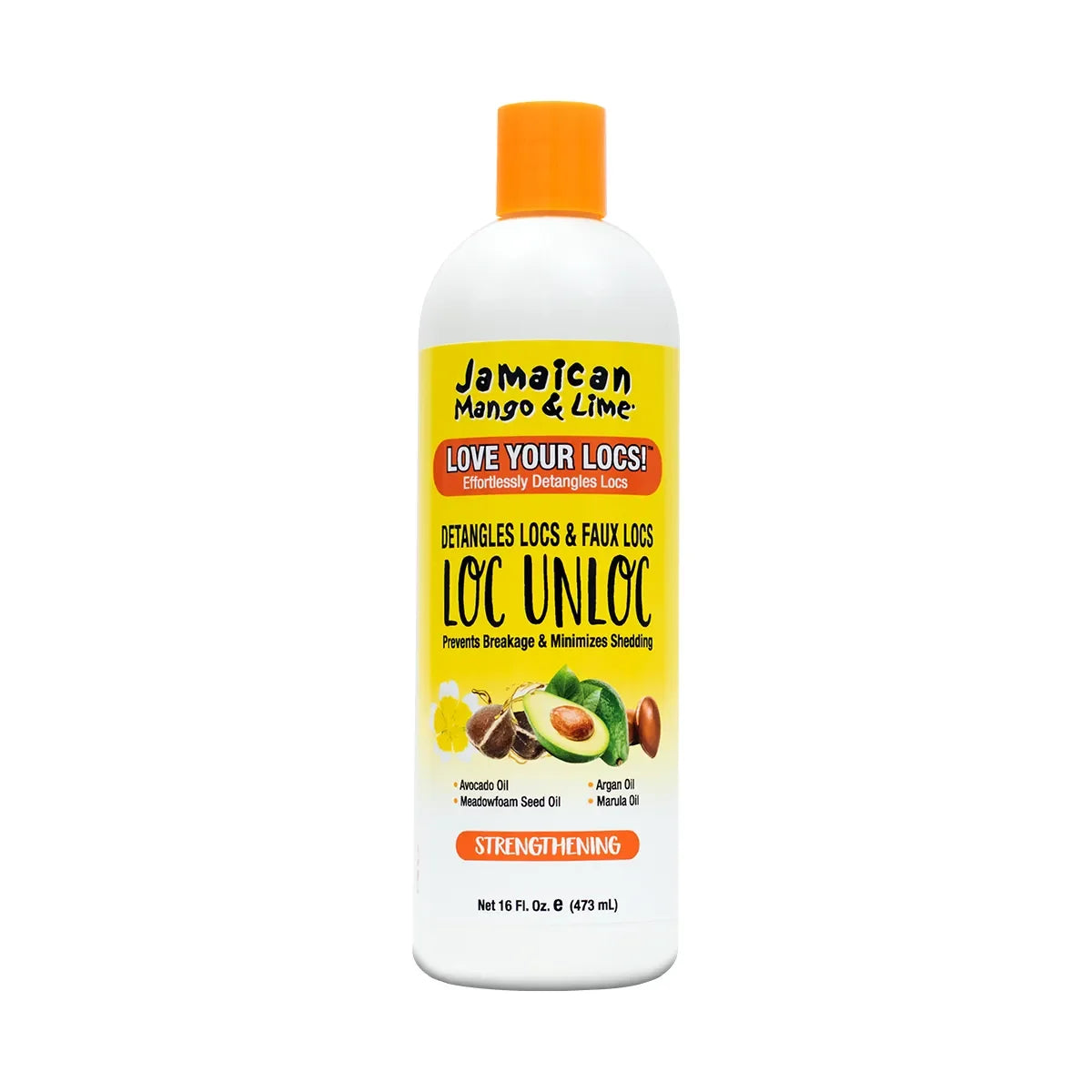 Jamaican Mango & Lime Loc Unloc 16 oz bottle on white background