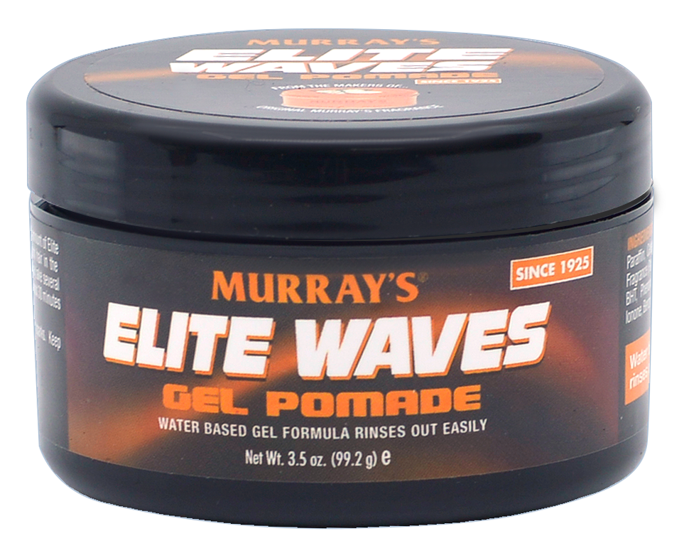 Murray's Elite Waves Gel Pomade 3.5 oz jar on white background