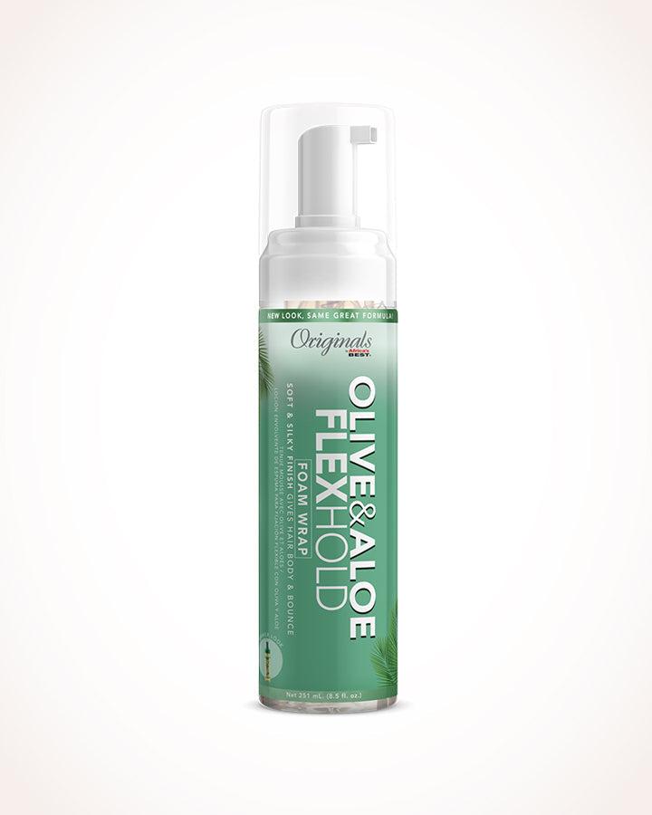 Olive & Aloe Soft Shine Flexible Hold Foam Wrap Lotion – 8.5 oz product image