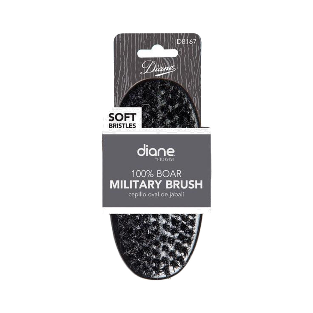 Diane 100% Soft Boar Military Brush – 9 Row – 5 Inch product image