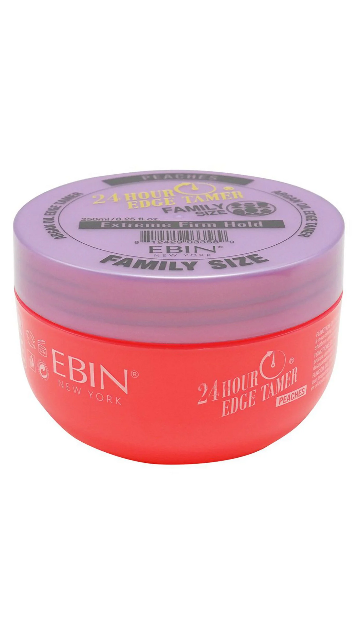 Ebin 24hr Edge Tamer (Peach Scent) 8.25oz