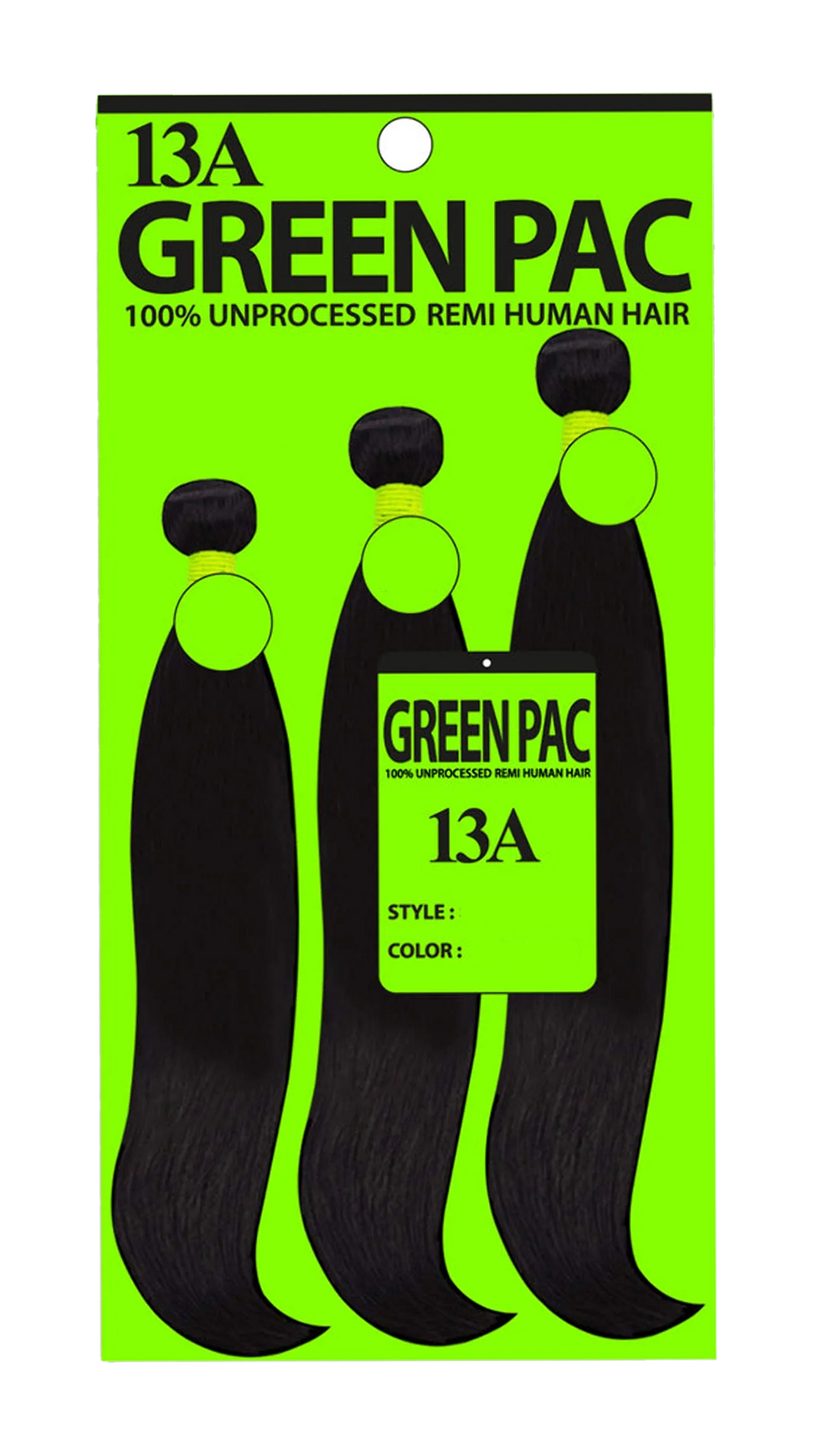 Green Pac Human Hair