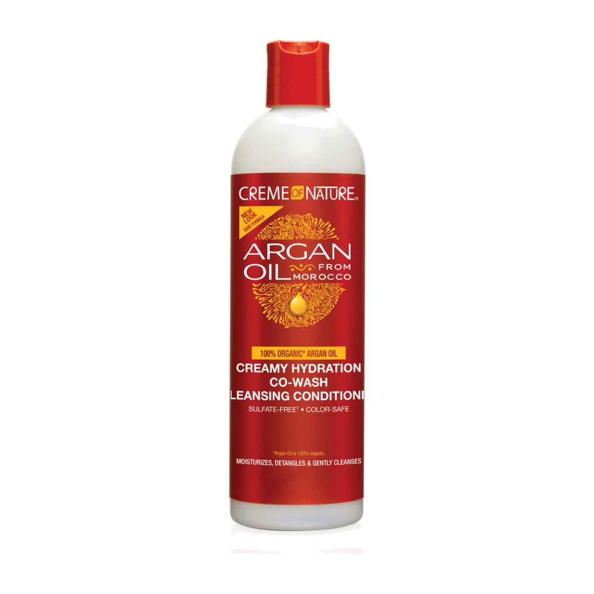 Crème of Nature Argan Oil Creamy Hydration Co-Wash – 12 oz product image on white background