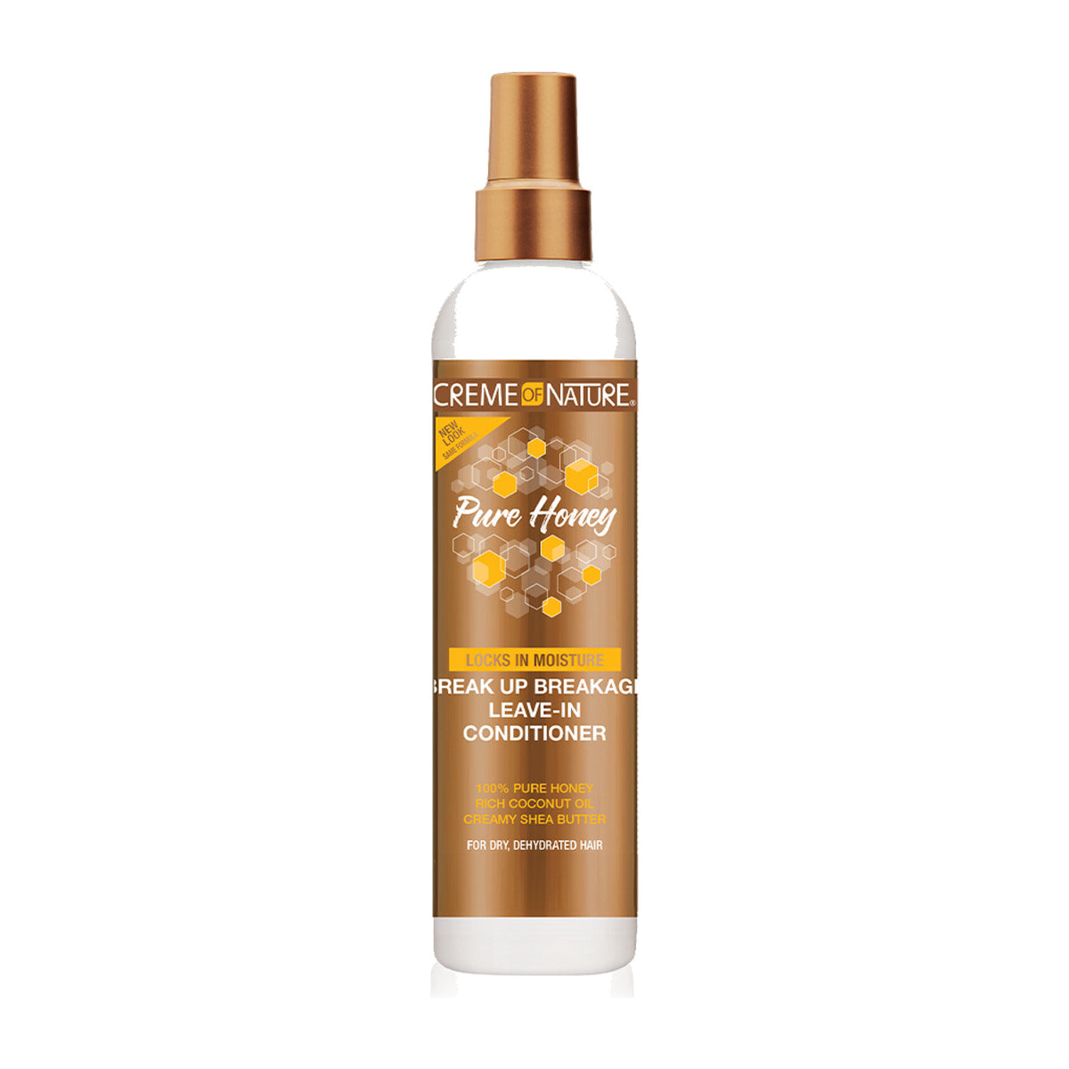 Crème of Nature Pure Honey Break Up Breakage Leave-In Conditioner – 8 oz product image on white background