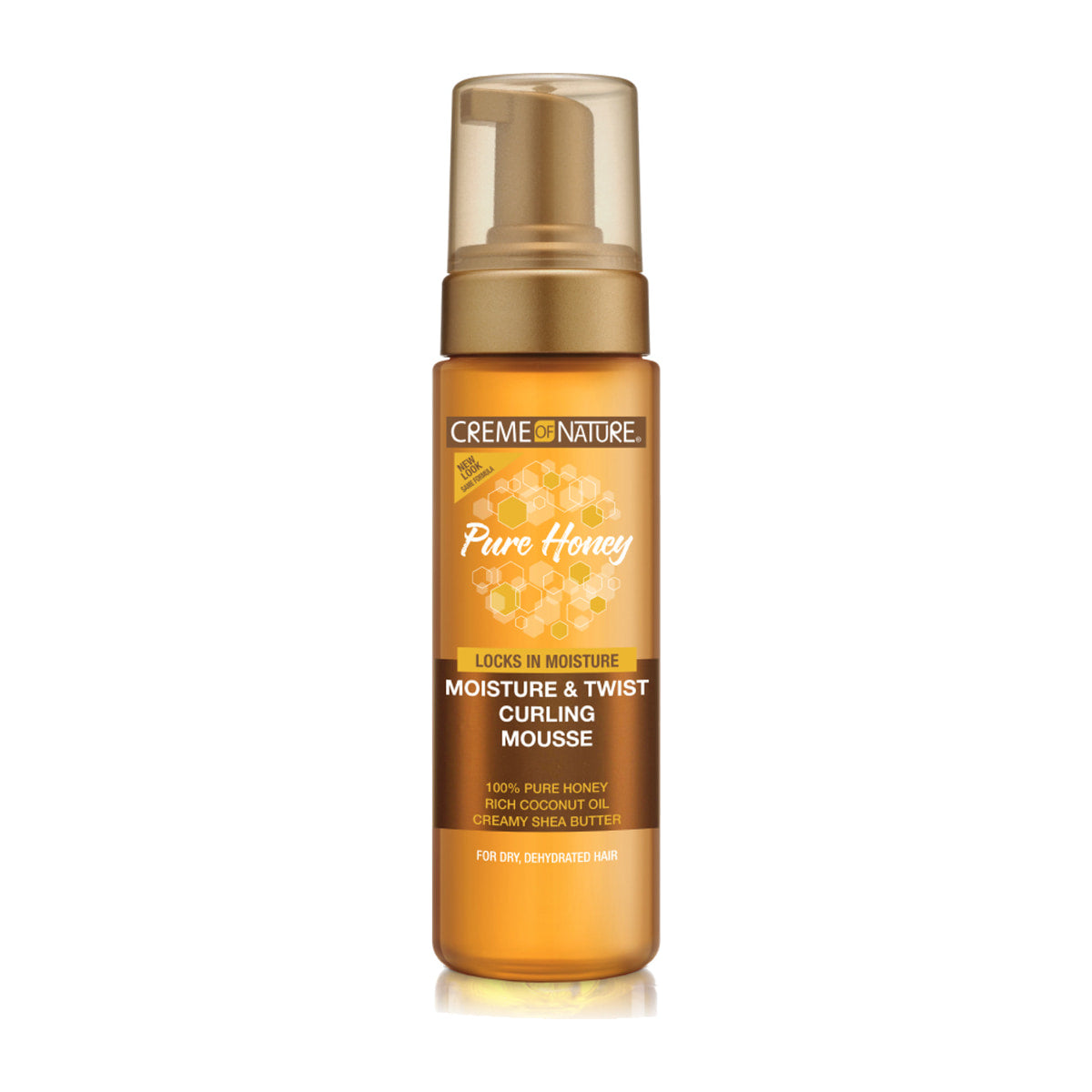 Crème of Nature Pure Honey Moisture & Twist Curling Mousse – 7 oz product image on white background