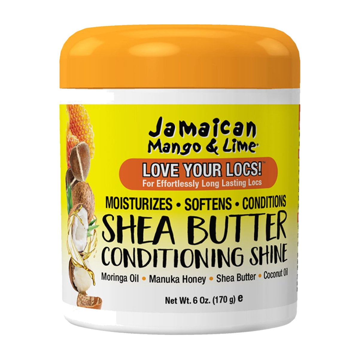 Jamaican Mango & Lime Shea Butter Conditioning Shine – 5.5 oz product image on white background
