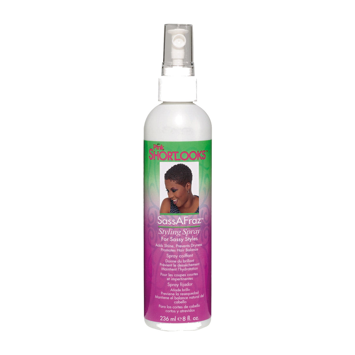 Luster's Pink ShortLooks Quench Moisture Mist – 8 oz product image on white background