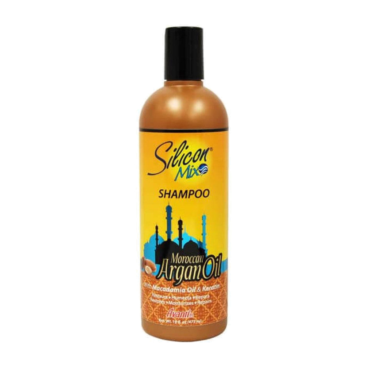 Silicon Mix Moroccan Argan Oil Shampoo – 16 oz product image on white background