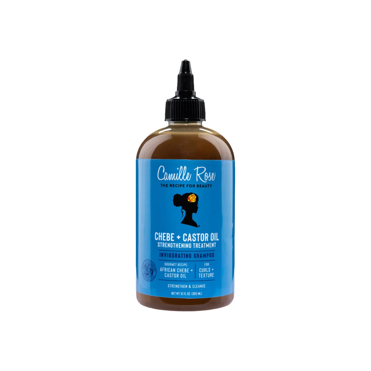 Camille Rose Black Castor Oil + Chebe Cleanse – 12 oz product image on white background