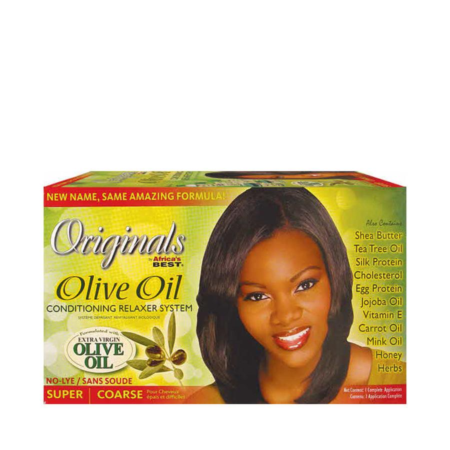 Originals by Africa's Best Olive Oil Conditioning No-Lye Relaxer Kit – Super product image