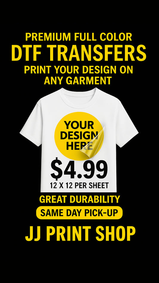 Build Your Own DTF Gang Sheet Online