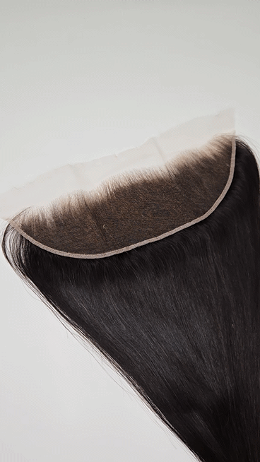 HD Invisible Lace 13x4 Virgin Frontal w/ Bleached Knots Straight