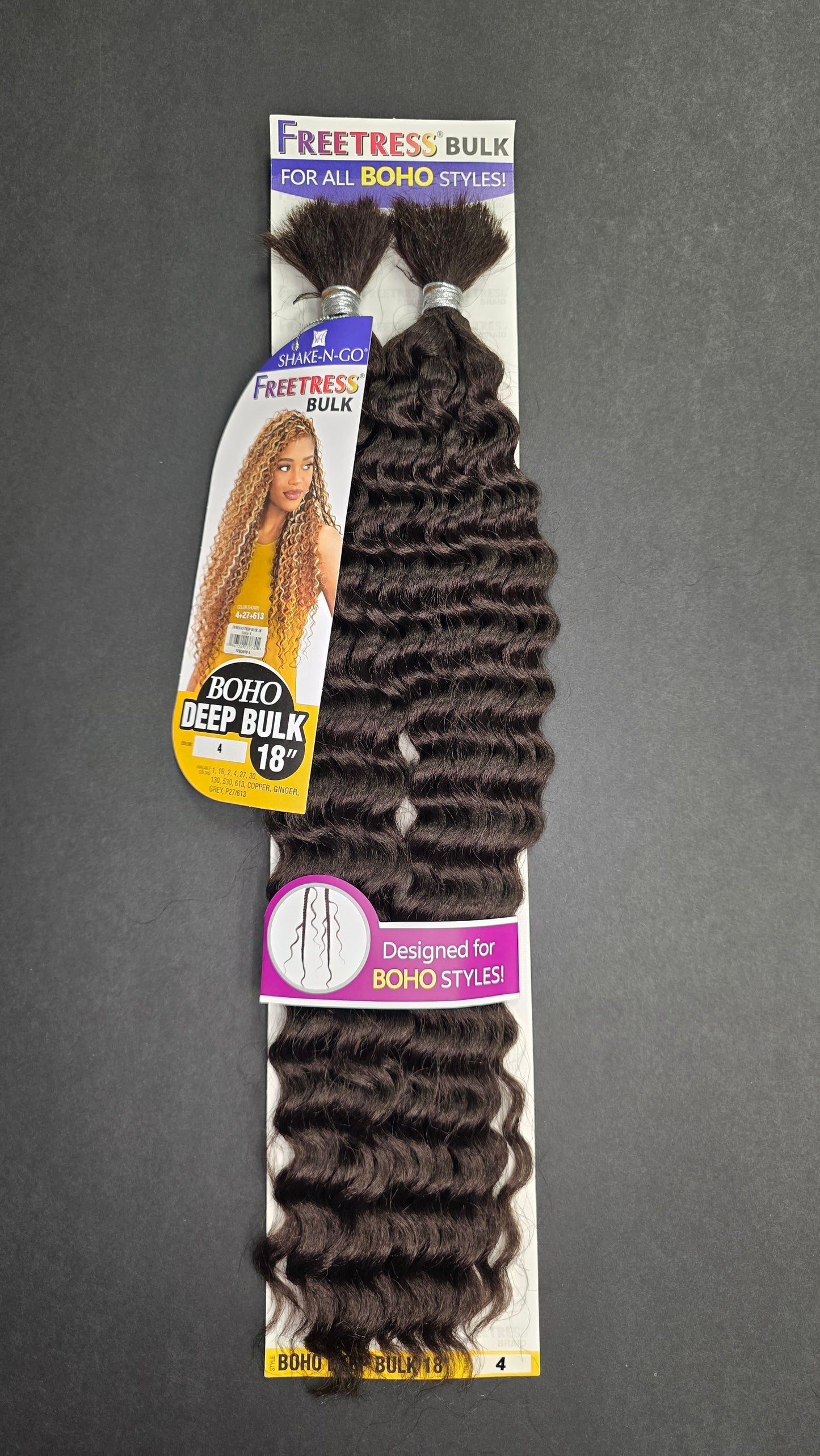 Freetress Boho Deep Bulk Hair for Boho Braids