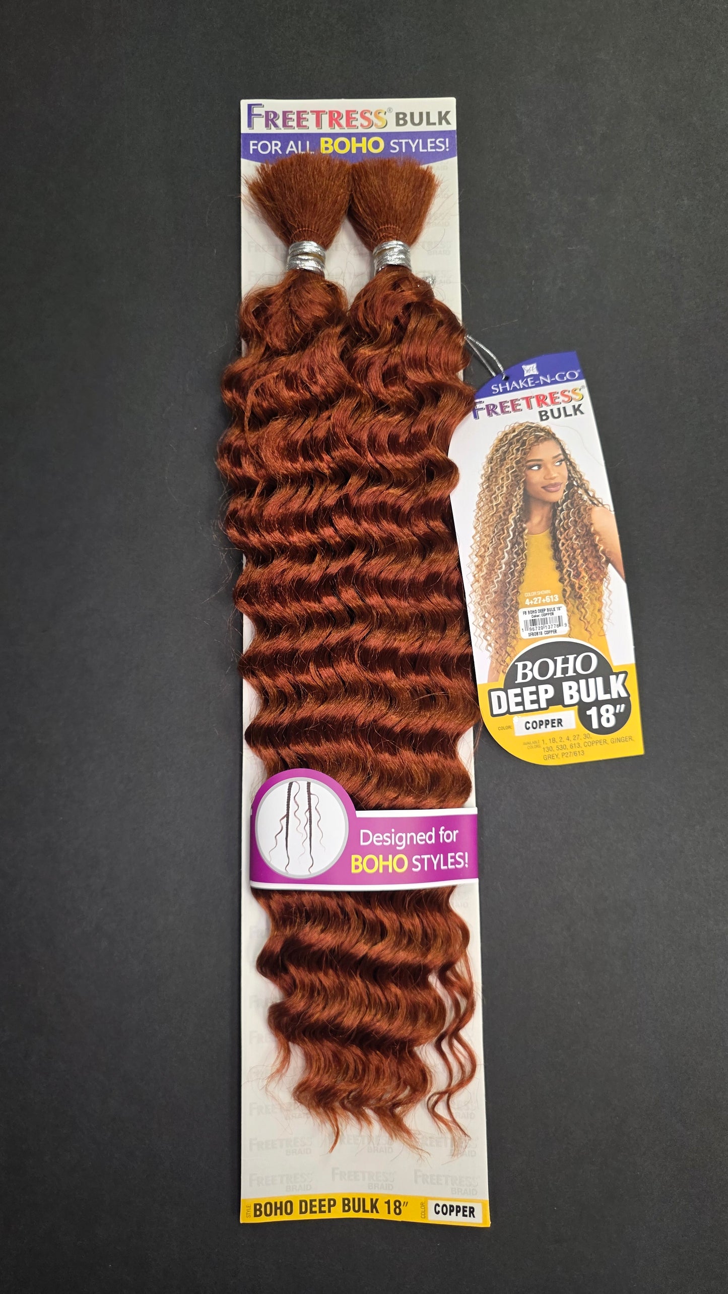 Freetress Boho Deep Bulk Hair for Boho Braids