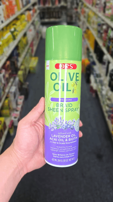 ORS Olive OiL Braid Sheen Spray w/ Lavender Oil, Acai Oil & Biotin