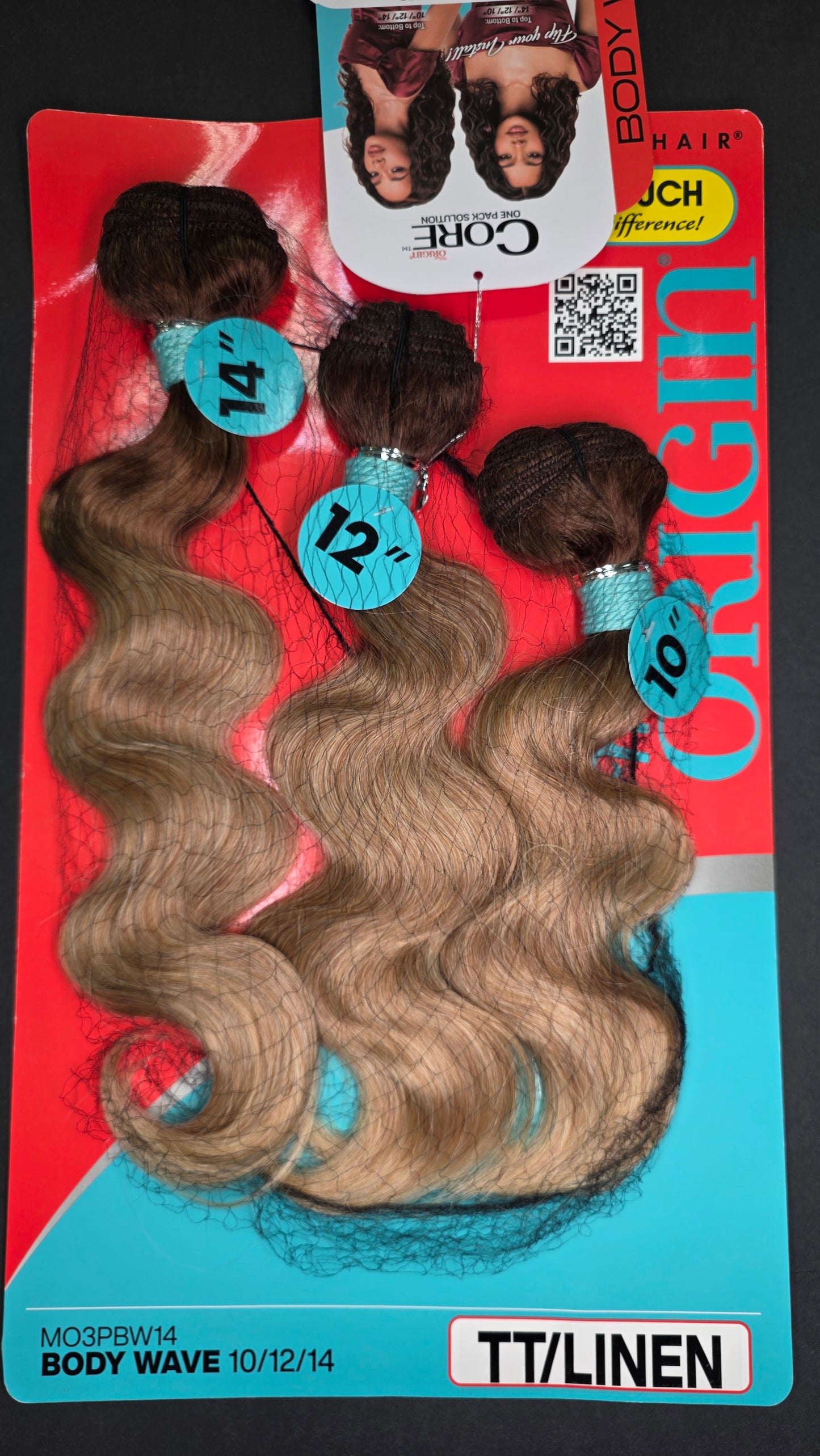 Bobbi Boss Core 3 Bundle Pack Color TT/Linen Body Wave