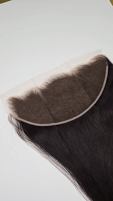 HD Invisible Lace 13x6 Virgin Frontal w/ Bleached Knots Straight