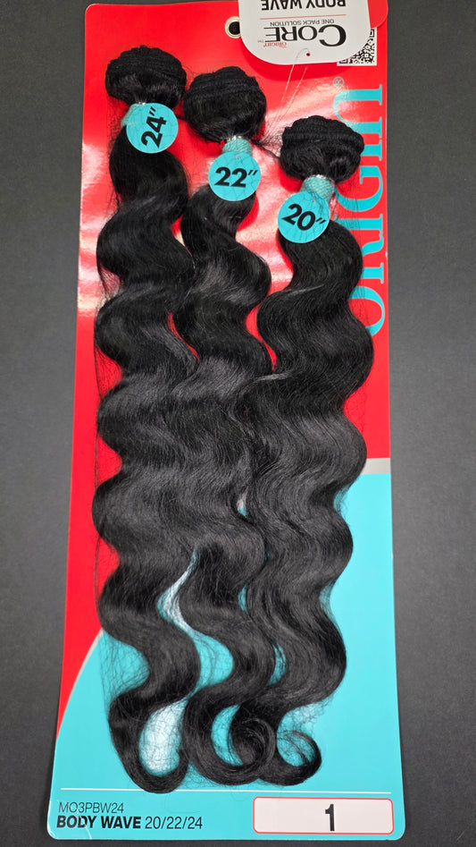 Bobbi Boss Core 3 Bundle Pack Color 1 Body Wave