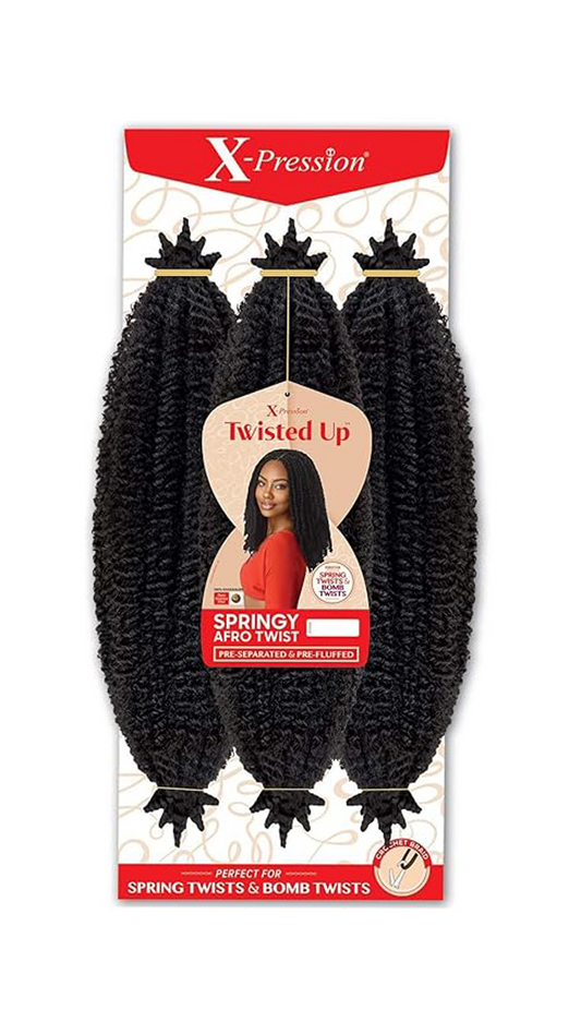 X-Pression Springy Afro Twist 16"