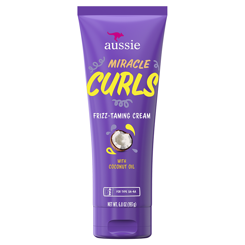 Aussie Miracle Curls Frizz Taming Cream – 6.8 oz product image
