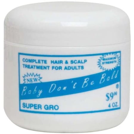 Baby Don't Be Bald Super Gro Maximum Strength Hair & Scalp Cream – 4 oz product image