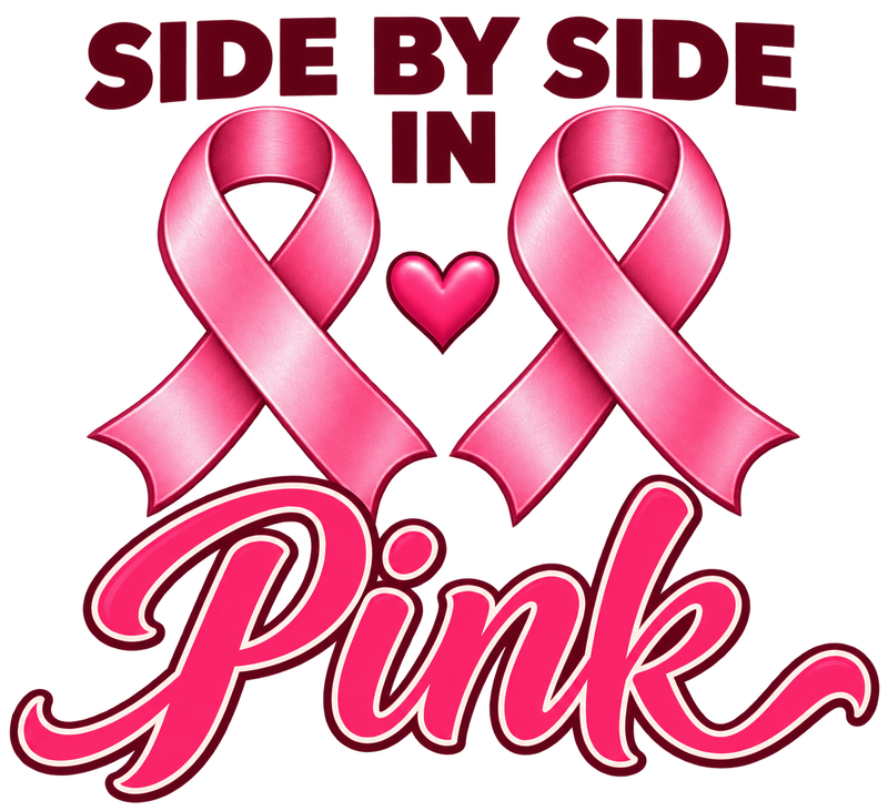 Side By Side In Pink — DTF Transfer